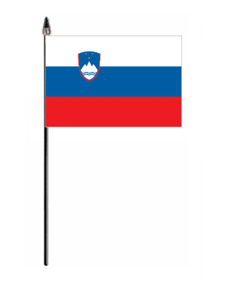 Slovenia Country Hand Flag - Small.