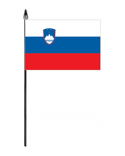Slovenia Country Hand Flag - Small.