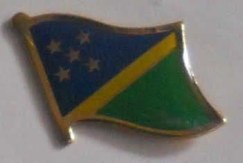 Solomon Islands Country Flag Enamel Pin Badge