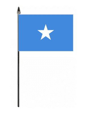 Somalia Country Hand Flag - Small.