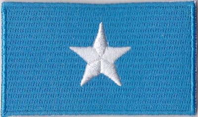 Somalia Embroidered Flag Patch, style 04