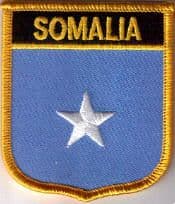 Somalia Embroidered Flag Patch, style 07.