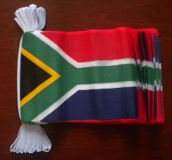 South Africa Bunting, rectangular, 9 metre.