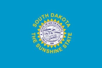 South Dakota State Large Flag - 5' x 3'.