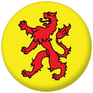 South Holland Region Flag 58mm Mirror