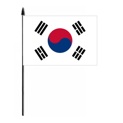 South Korea Country Hand Flag - Medium.
