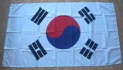 South Korea Large Country Flag - 3' x 2'.
