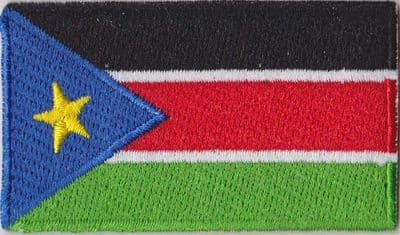 South Sudan Embroidered Flag Patch, style 04