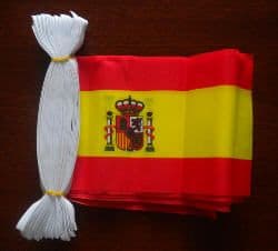 Spain Bunting, rectangular, 9 metre.