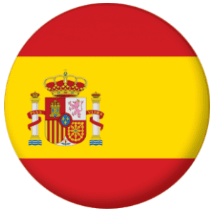 Spain Country Flag 25mm Pin Button Badge