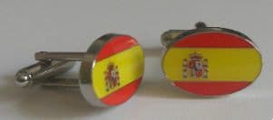 Spain Country Flag Cufflinks