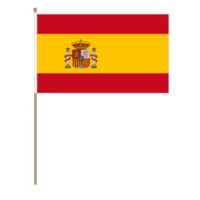 Spain Country Hand Flag - Large.