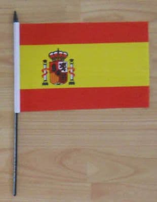 Spain Country Hand Flag - Medium.