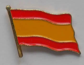 Spain Federal Country Flag Enamel Pin Badge