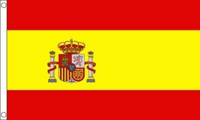 Spain Large Deluxe Country Flag - 5' x 3'