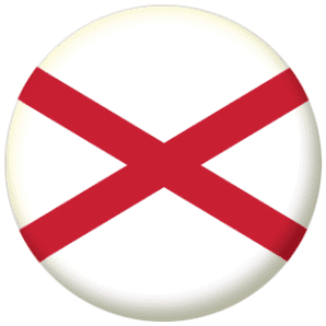 St Patrick's Cross Flag 58mm Mirror