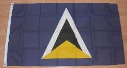 St. Lucia Large Country Flag - 5' x 3'.