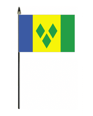 St. Vincent Country Hand Flag - Small.
