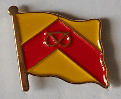 Staffordshire County Flag Enamel Pin Badge