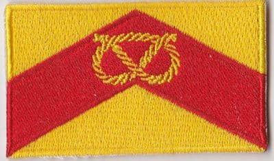 Staffordshire Embroidered Flag Patch, style 04