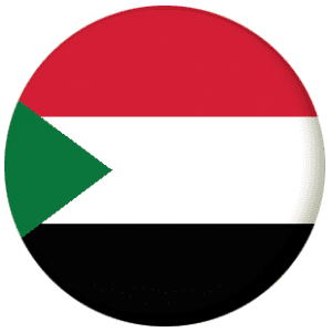 Sudan Country Flag 25mm Pin Button Badge