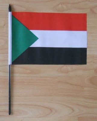 Sudan Country Hand Flag - Medium.