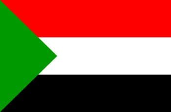 Sudan Large Country Flag - 5' x 3'.