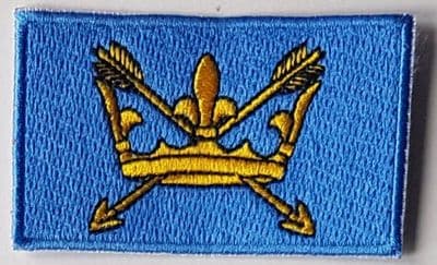 Suffolk Embroidered Flag Patch, style 04