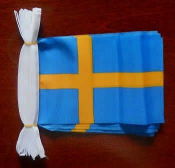 Sweden Bunting, rectangular, 9 metre.