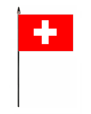 Switzerland Country Hand Flag - Small.