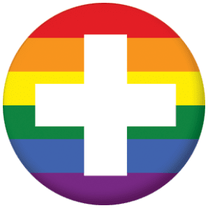 Switzerland Gay Pride Flag Fridge Magnet