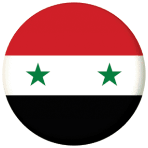 Syria Country Flag 58mm Fridge Magnet