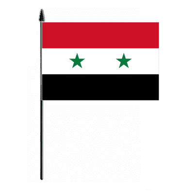 Syria Country Hand Flag - Medium.