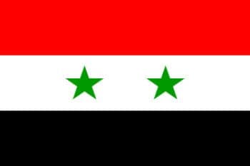 Syria Large Country Flag - 3' x 2'.