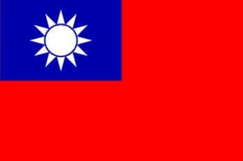Taiwan Large Country Flag - 5' x 3'.