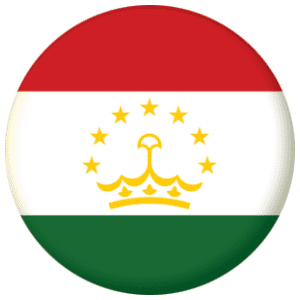 Tajikistan Country Flag 25mm Fridge Magnet