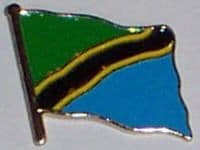 Tanzania Country Flag Enamel Pin Badge