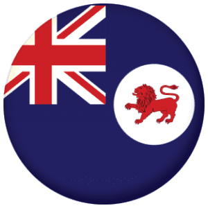 Tasmania State Flag 58mm Keyring
