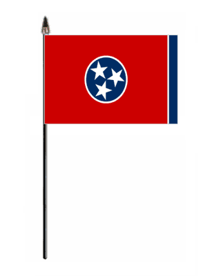Tennessee Hand Flag - Small.