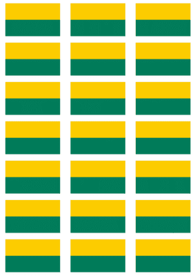 The Hague Flag Stickers - 21 per sheet