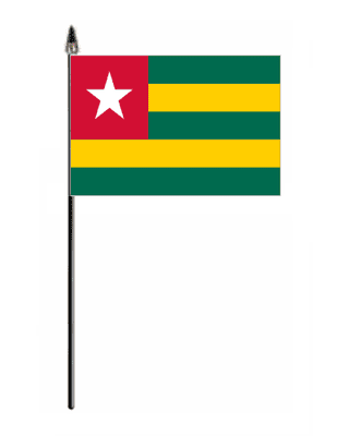 Togo Country Hand Flag - Small.