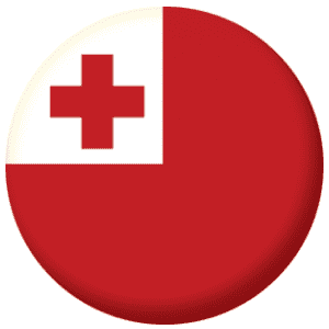 Tonga Country Flag 58mm Keyring