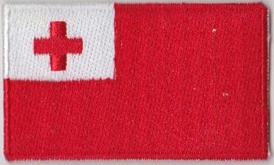 Tonga Embroidered Flag Patch, style 04