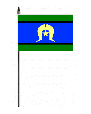 Torres Strait Islands Hand Flag - Small.