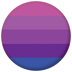 Transgender Pride (purple) Flag 58mm Mirror