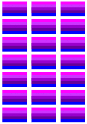 Transgender Pride (purple) Flag Stickers - 21 per sheet