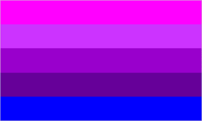 Transgender Pride (purple) Large Flag - 5' x 3'