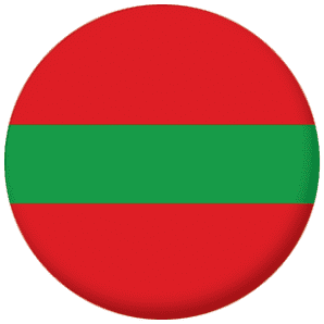Transnistria Flag 58mm Button Badge