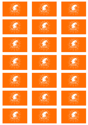 Trick or Treat Witch Stickers - 21 per sheet