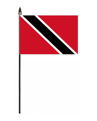 Trinidad & Tobago Country Hand Flag - Small.